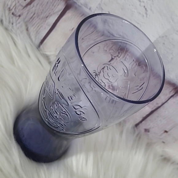 Vintage Purple Glass McDonald's Promotional Collectible Pint Glass Cup 7 Inch - Picture 5 of 11